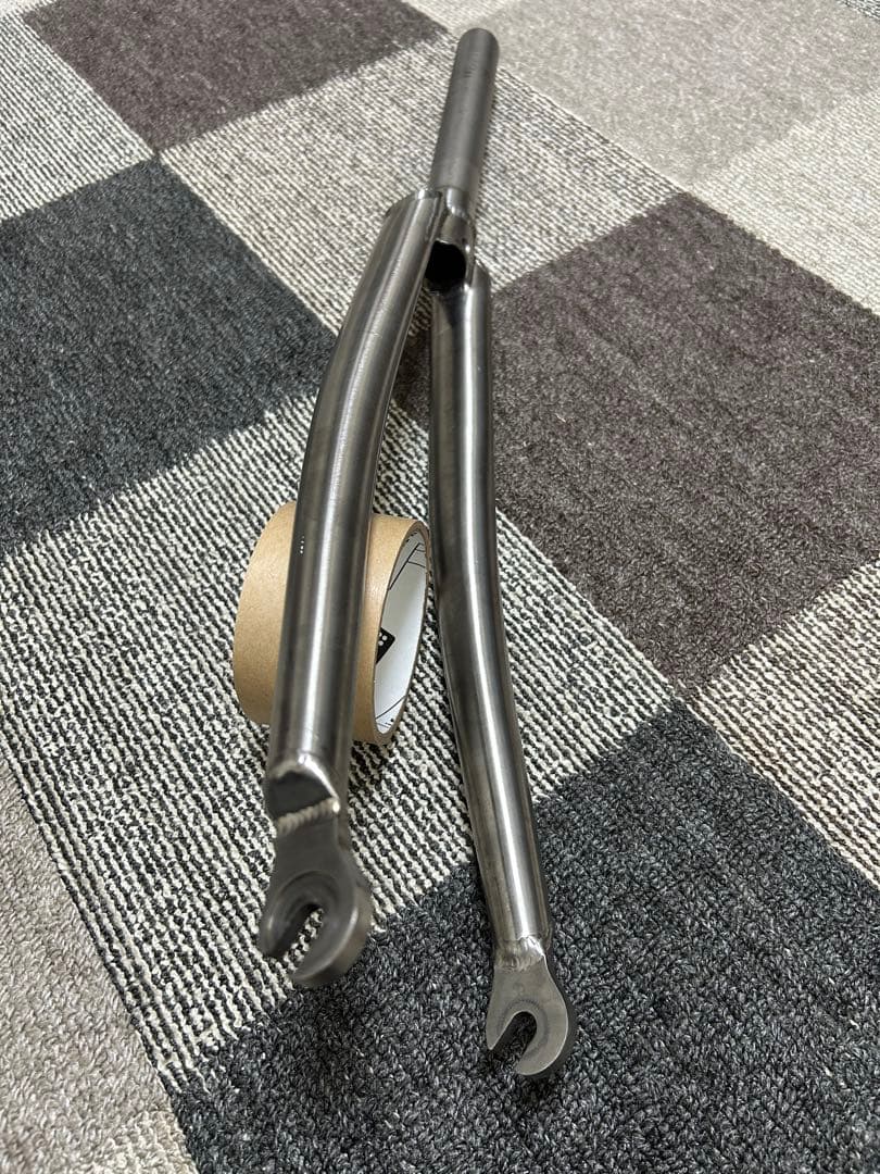 チタン titanium フロントフォーク 700c OS
