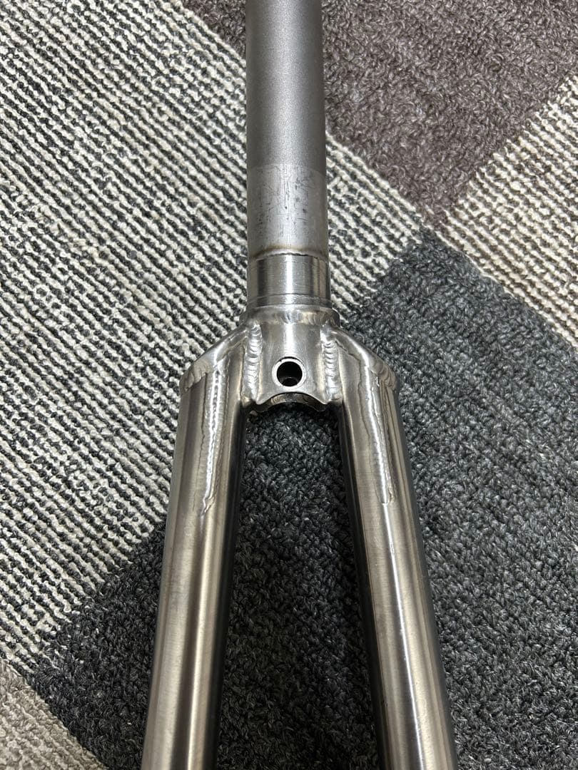 チタン titanium フロントフォーク 700c OS