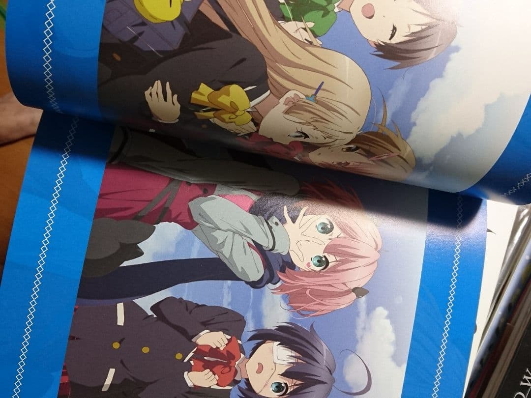 ◇中二病でも恋がしたい イラストレーションワークス&名場面線画集 2冊セット