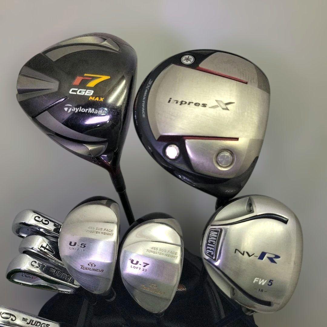 (1087)⛳初心者男性用ゴルフクラブセット　激安ゴルフクラブセット