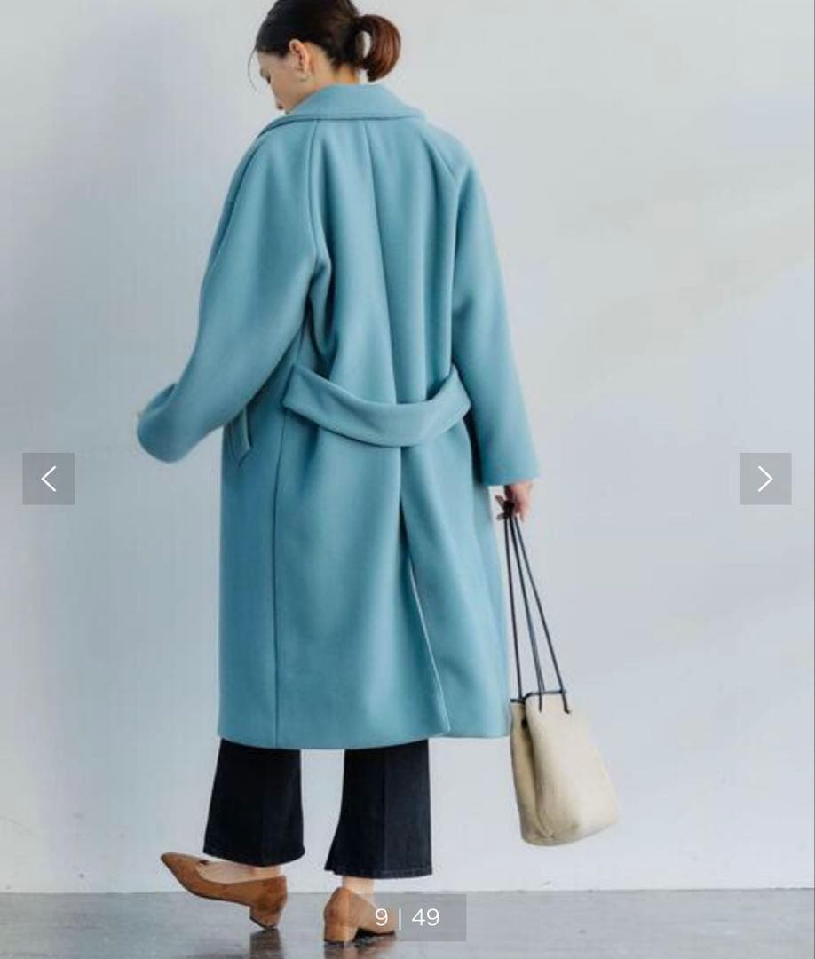 美品 green label relaxingファブリカ チェスターコート 42