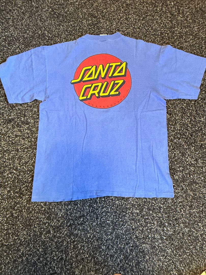 【送料無料】80s/SANTA CRUZ サンタクルーズ　袖裾シングル/Tシャツ
