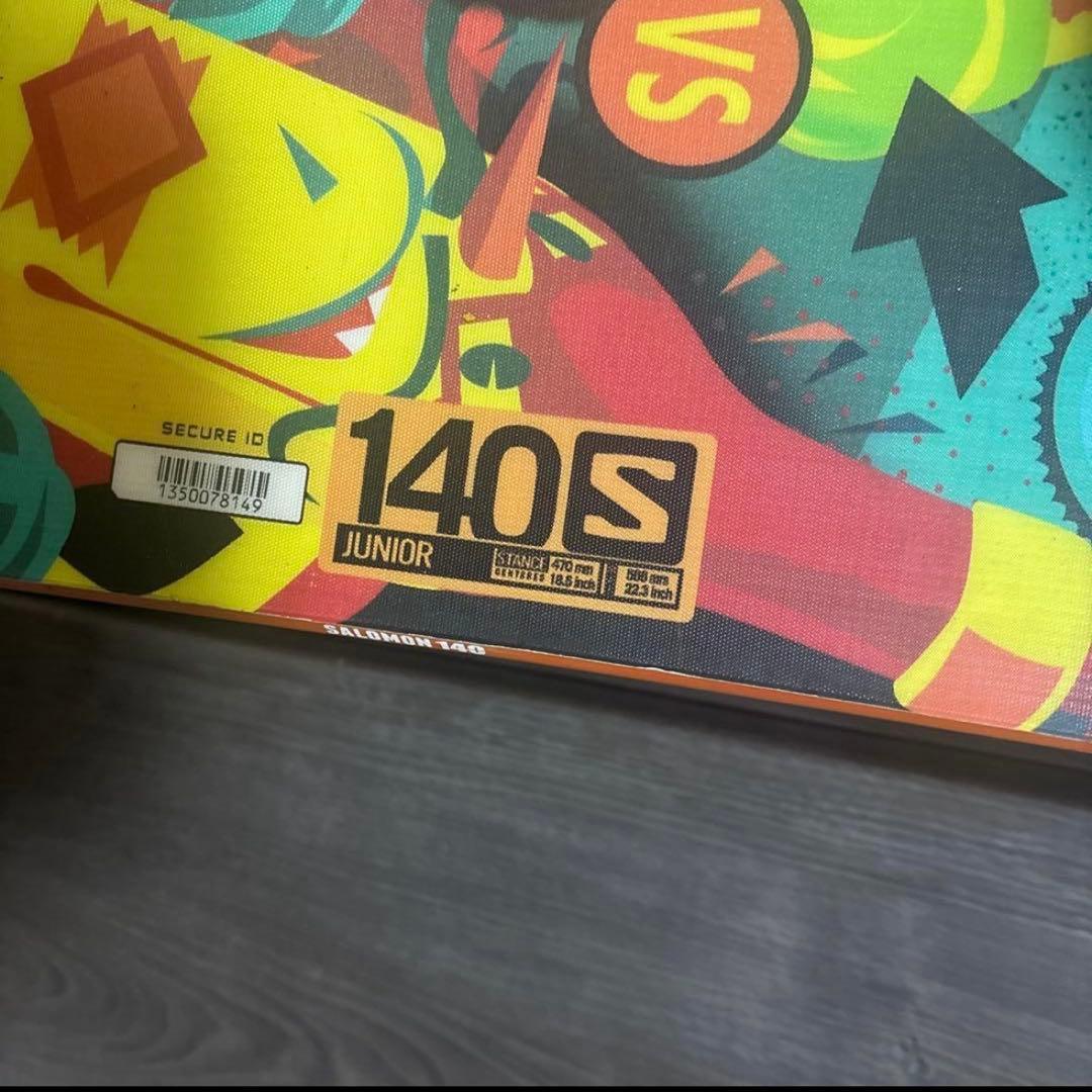 SALOMON キッズスノーボード 140cm ビンディング バートンSサイズ