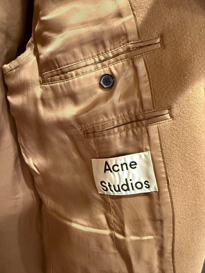 【超美品】Acne studios メンズチェスターコート M ブラウン