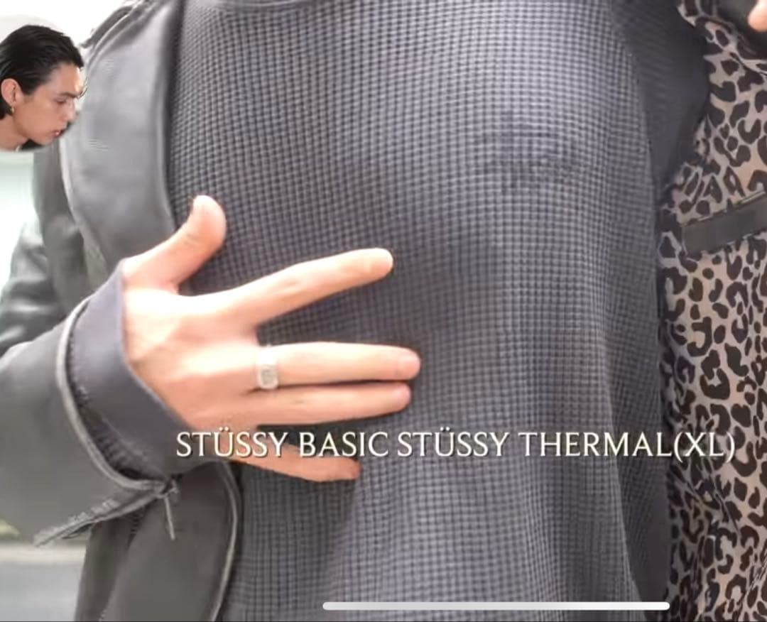 完売品モーガン蔵人着用 THERMAL バックプリント サーマル　BZ84