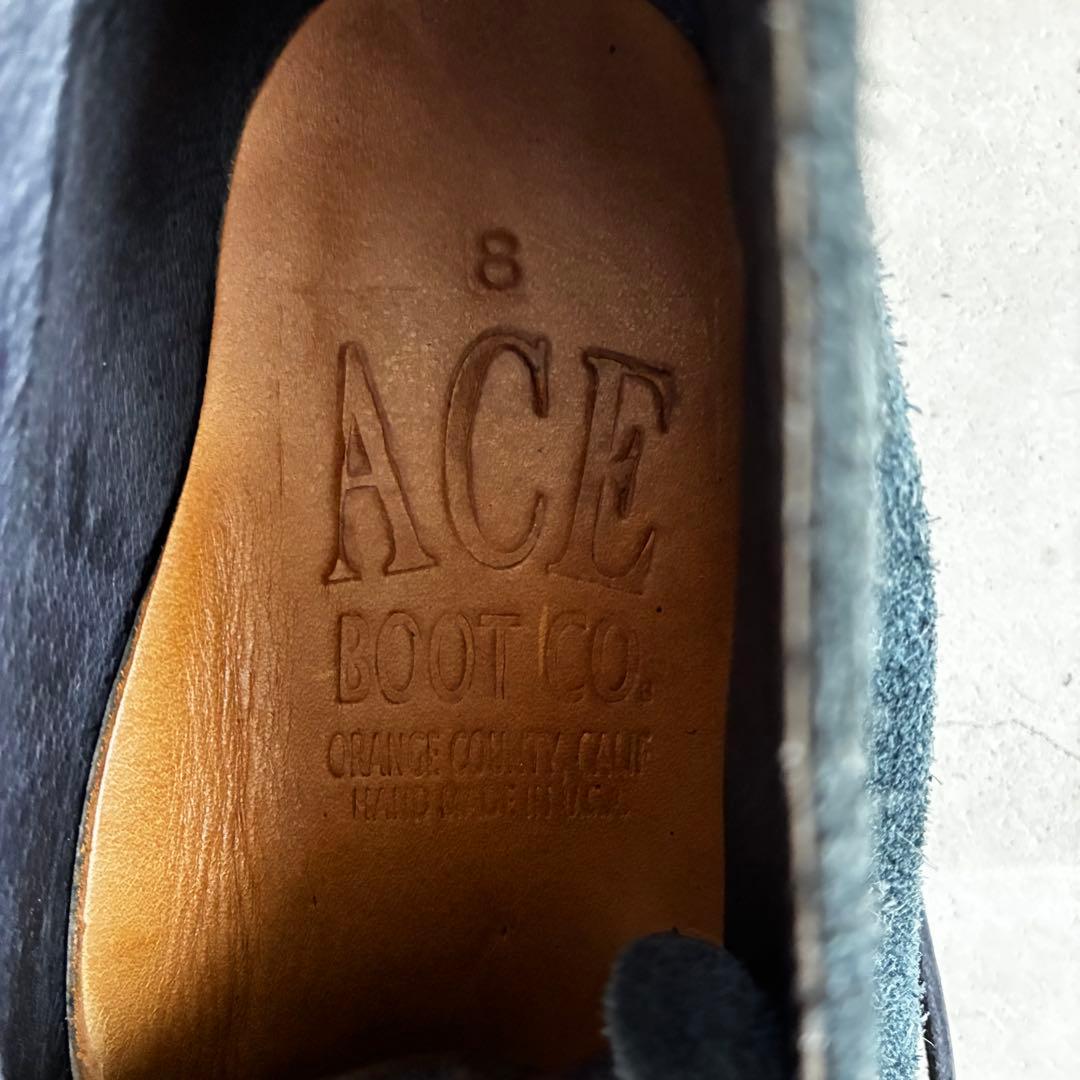 ACE BOOT CO. エースブーツ スエード チャッカブーツ US8