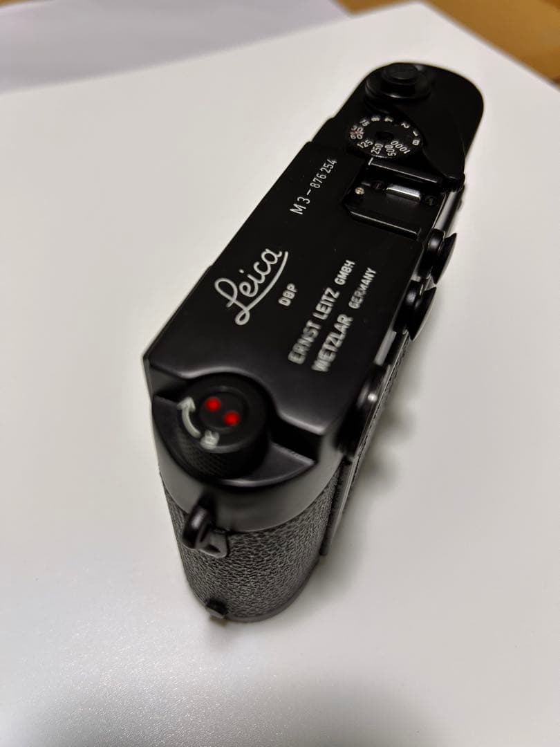 Leica M3 ブラック　シングルストローク　点検整備済み