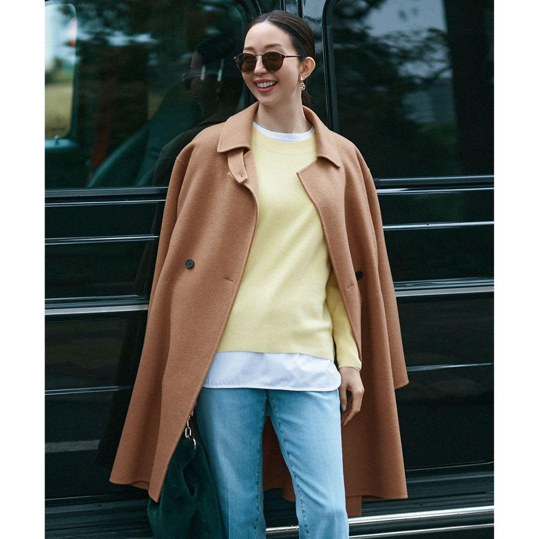 新品　滝沢眞規子さん着用 Oggi1月MANTECOPure リバーコート