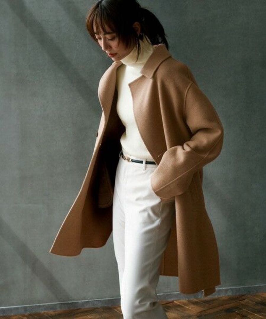 新品　滝沢眞規子さん着用 Oggi1月MANTECOPure リバーコート