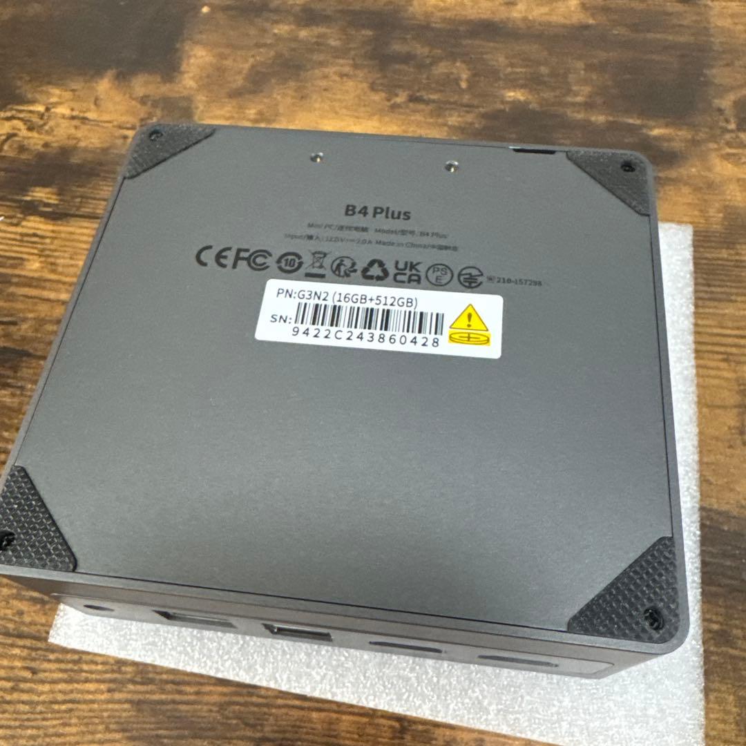 ミニPC BMAX B4plus MIniPC N100 16GB 512GB Win11