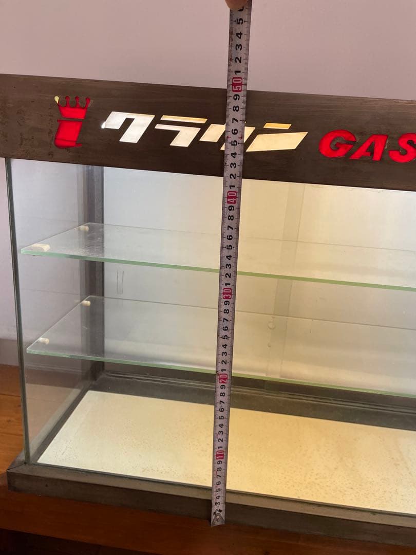 タッチタッチ　レトロ　引き取り　手渡し　クラウンガスライター　ガラスケース