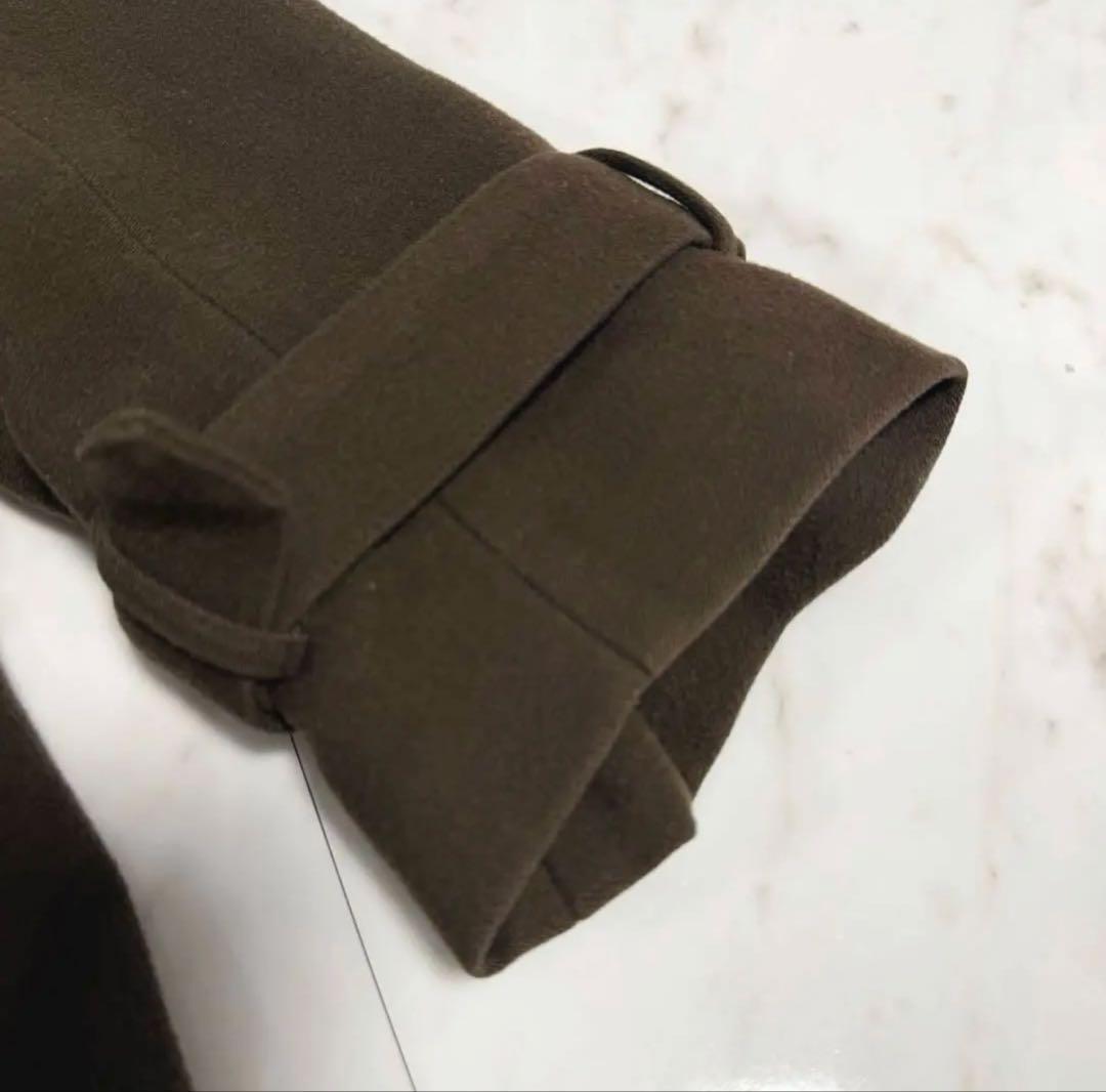 完売品✨アニュアンス ウールトレンチコート ベルテッド 美シルエット ロング丈