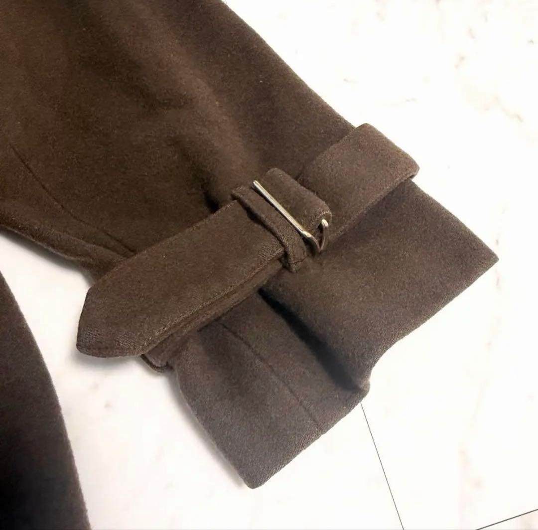 完売品✨アニュアンス ウールトレンチコート ベルテッド 美シルエット ロング丈