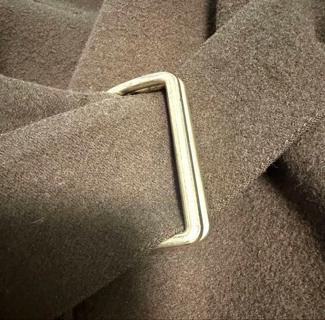 完売品✨アニュアンス ウールトレンチコート ベルテッド 美シルエット ロング丈