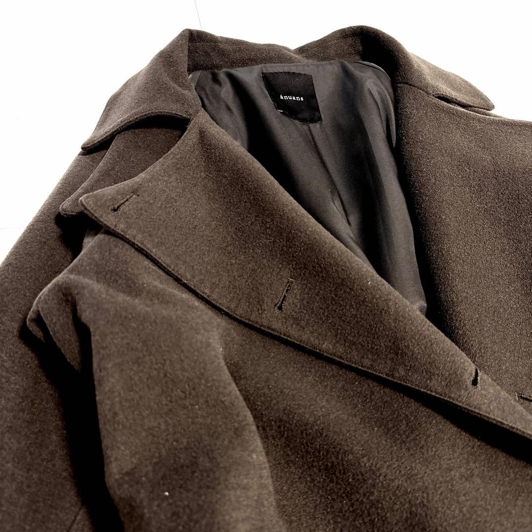 完売品✨アニュアンス ウールトレンチコート ベルテッド 美シルエット ロング丈