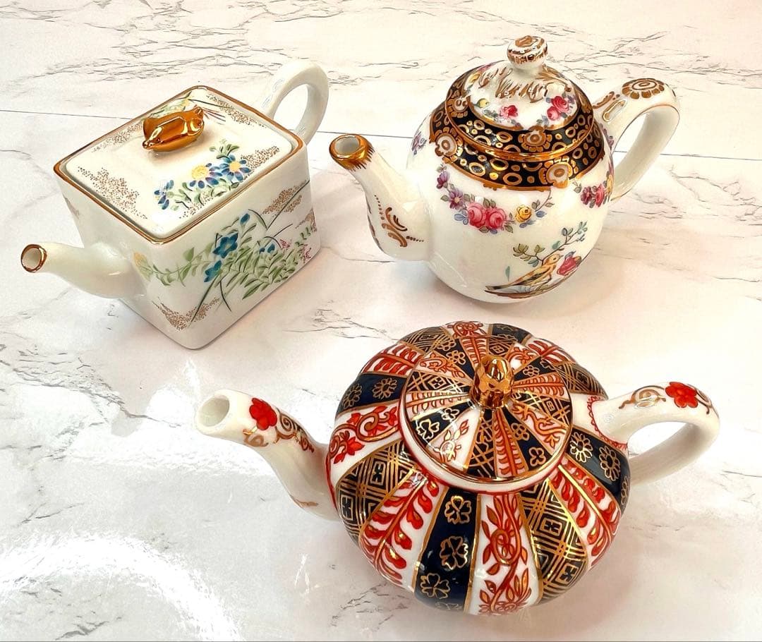 【新品】マイセンティーポット Kyoto ヴィクトリアアルバート美術館3つセット