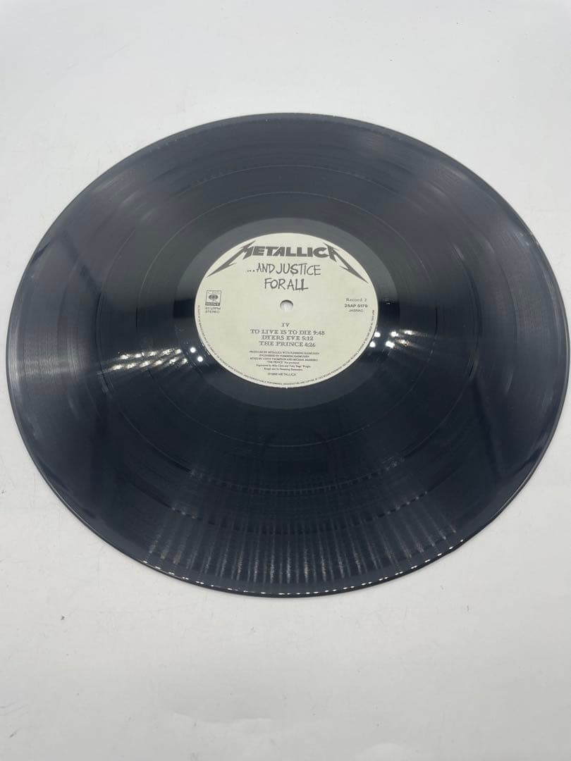 llica …And Justice For All 日本盤LP 帯なし