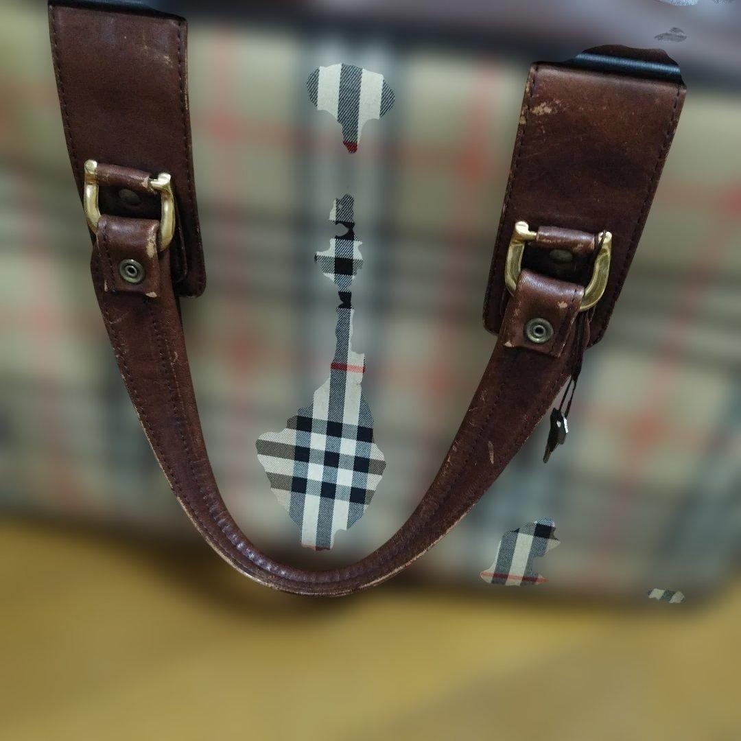 9*様 バーバリー　ボストンバッグ　オールド