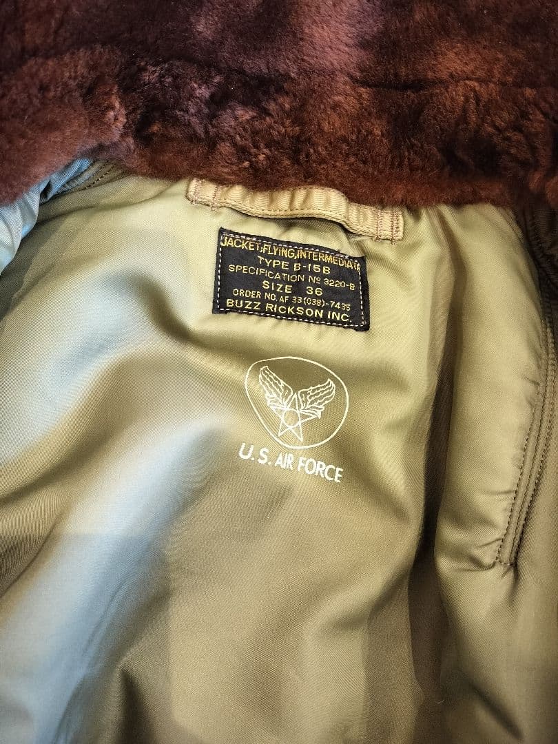 【良品】バズリクソンズ B-15B フライトジャケット