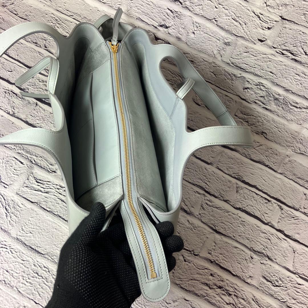 希少✨セリーヌ トリフォルド ミディアム 大容量 A4 3室 本革 トートバッグ