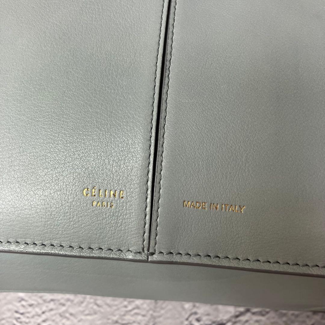 希少✨セリーヌ トリフォルド ミディアム 大容量 A4 3室 本革 トートバッグ