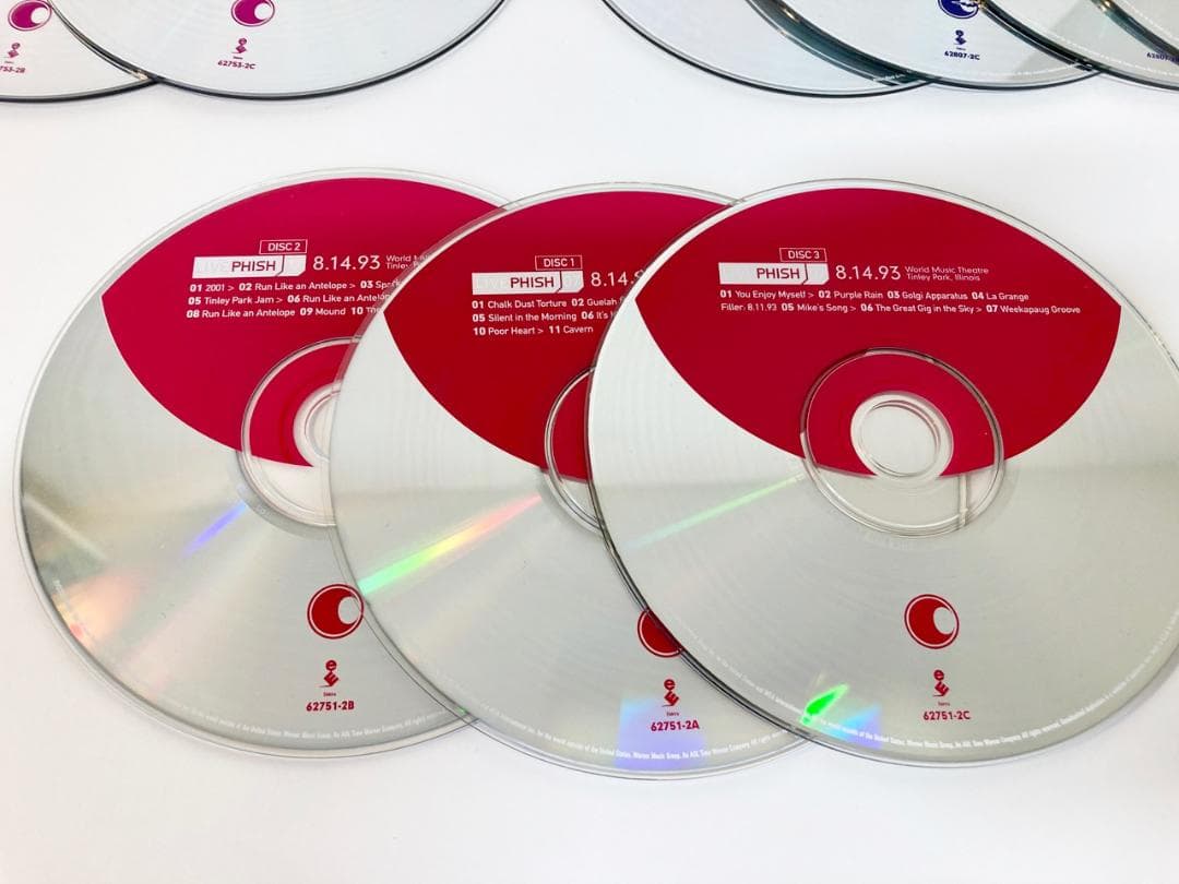 【廃盤・レア】LIVE PHISH 21枚・02.〜＊セットごとにバラ売り可能