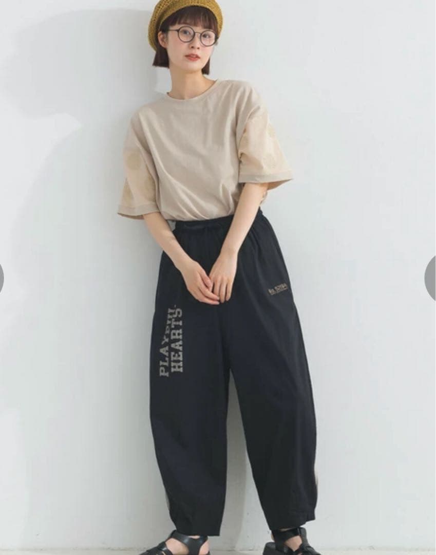 Ryo さん IRIEY ツイル脇タックマルチロゴパンツ クロ