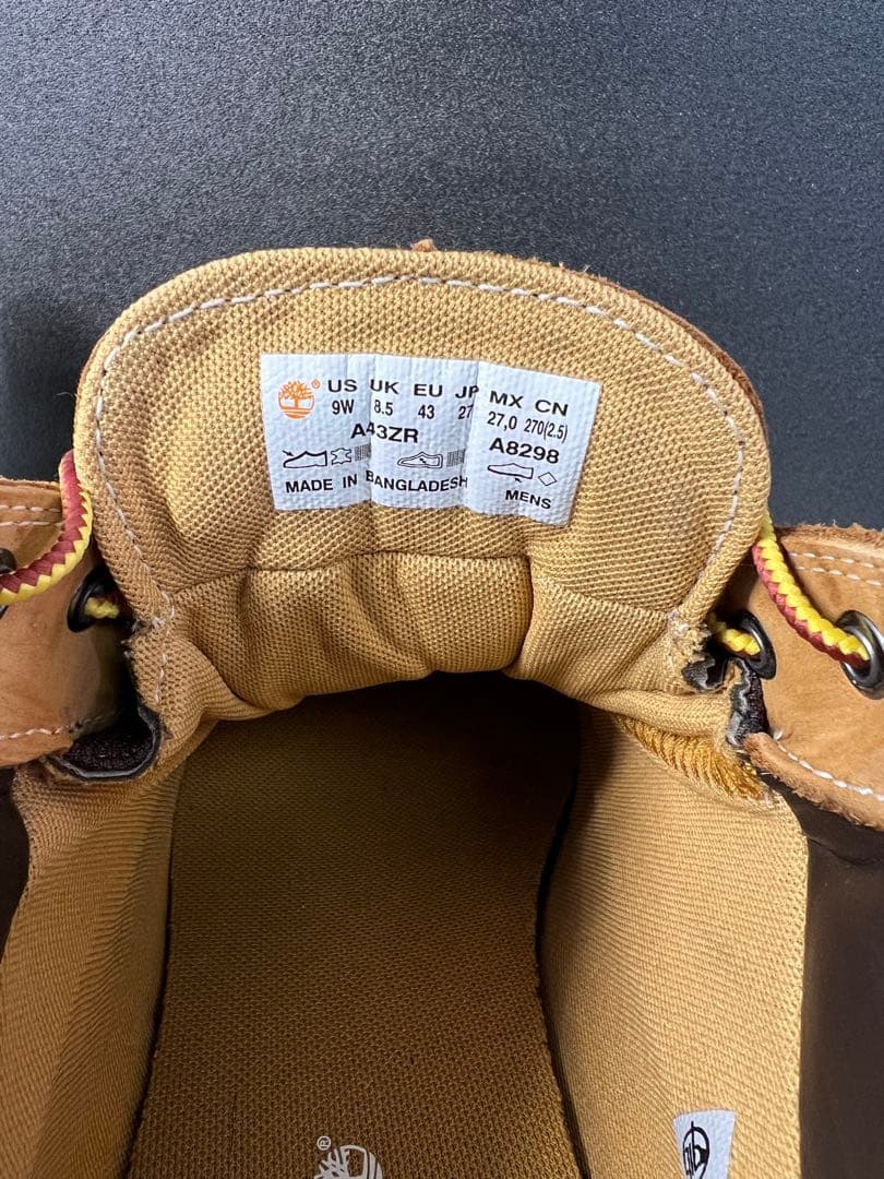 ティンバーランド　ウォータープルーフ　A43ZR ローカット