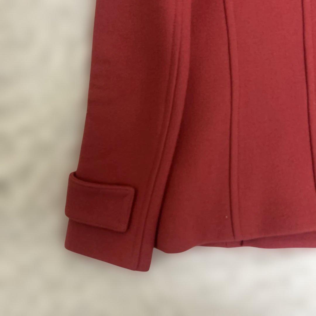 未使用級✨バーバリーブルーレーベル ピーコート ノバチェック　ピンク　ショート