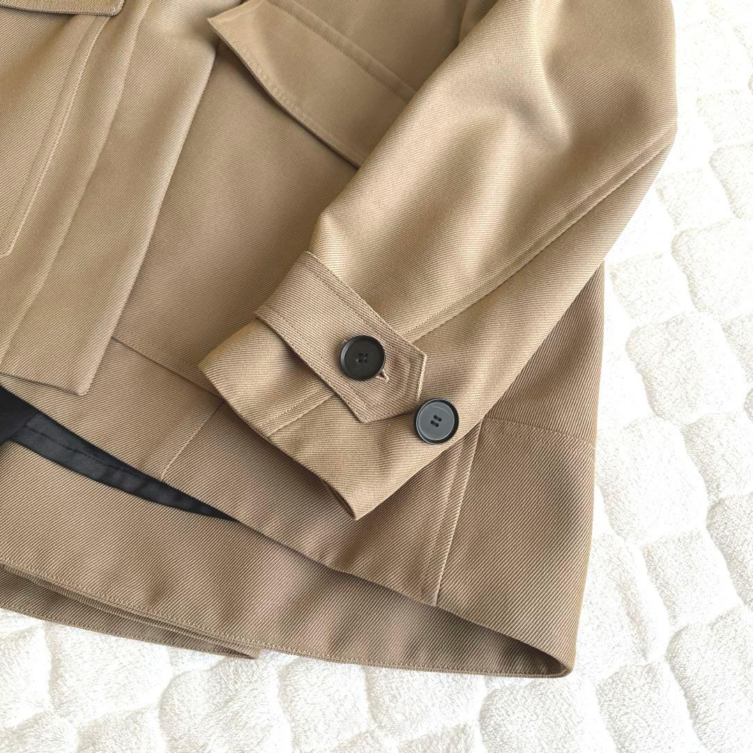 【美品】FORFORMO フォルフォルモ スタンドカラー フレア ウールコート