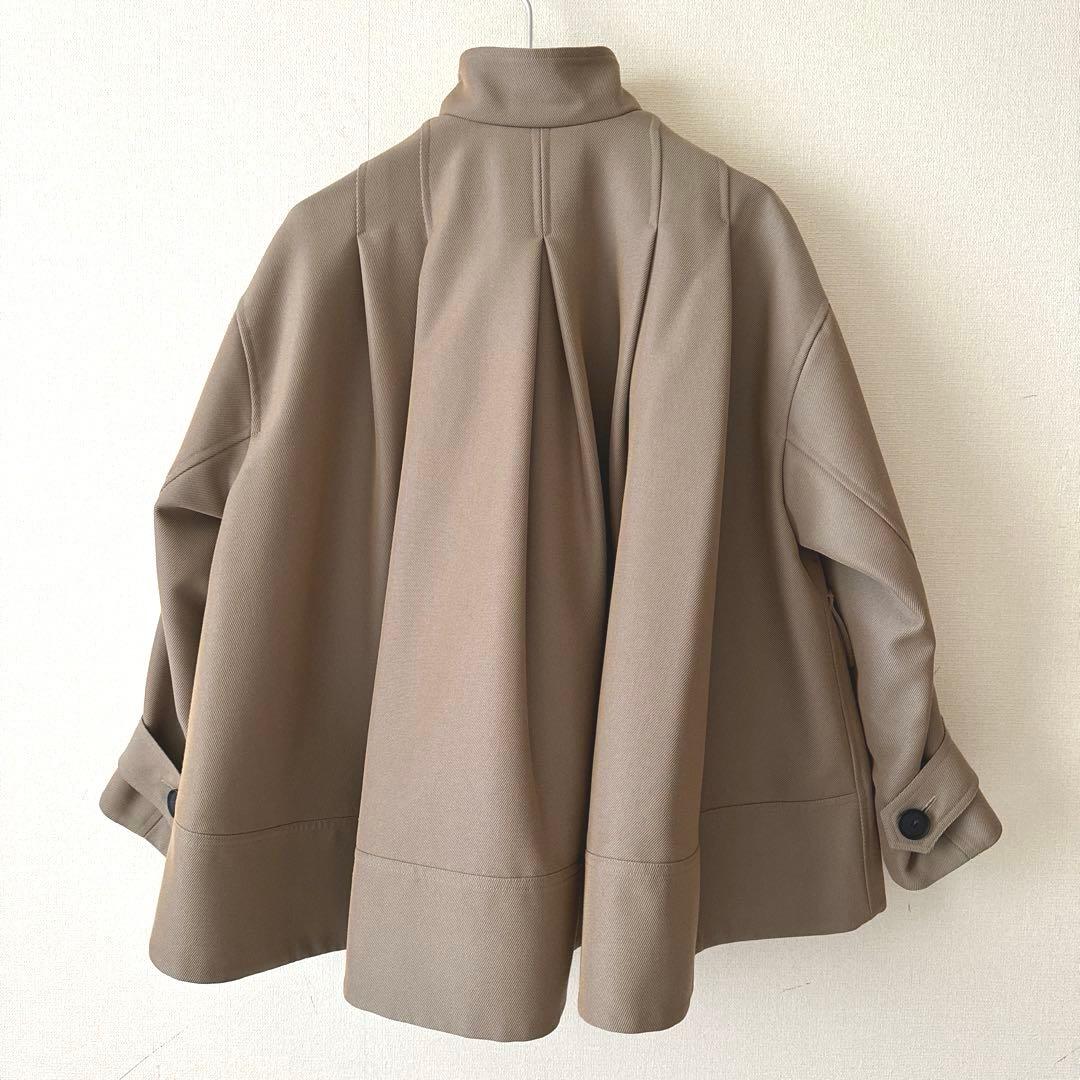【美品】FORFORMO フォルフォルモ スタンドカラー フレア ウールコート