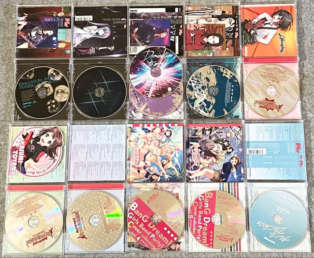バンドリ CD まとめ売り 通常 限定 特典 封入 カード シール