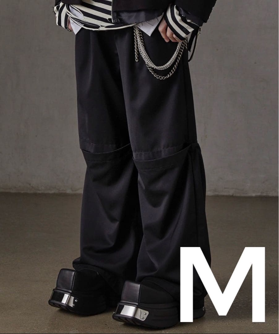 【GRANCY/グランシー】チュール レイヤードデザイン スラックス Mサイズ