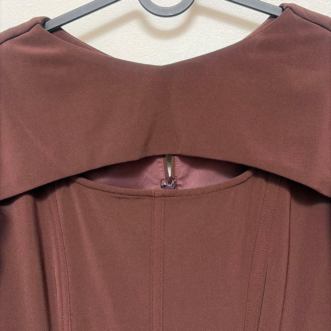 【Knuth Marf 】フリルスリーブ ワンピース ドレス ボルドー