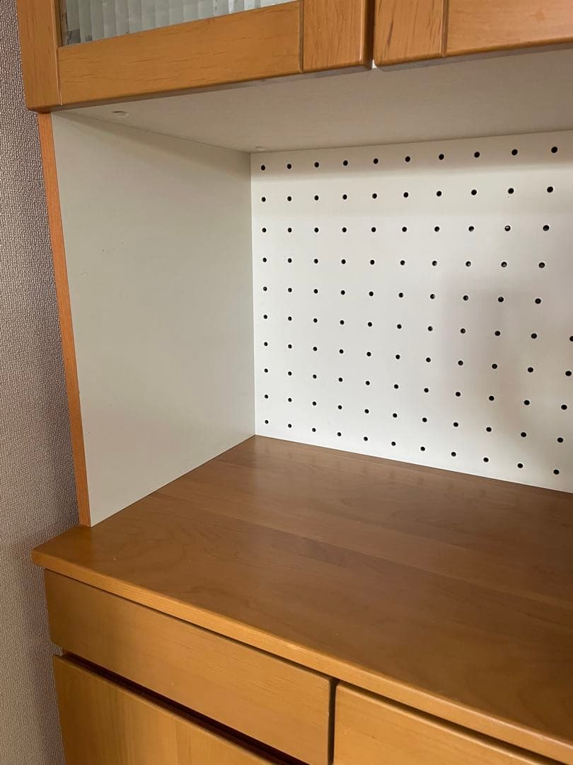 キッチンボード　食器棚　キッチン収納　カップボード　木製