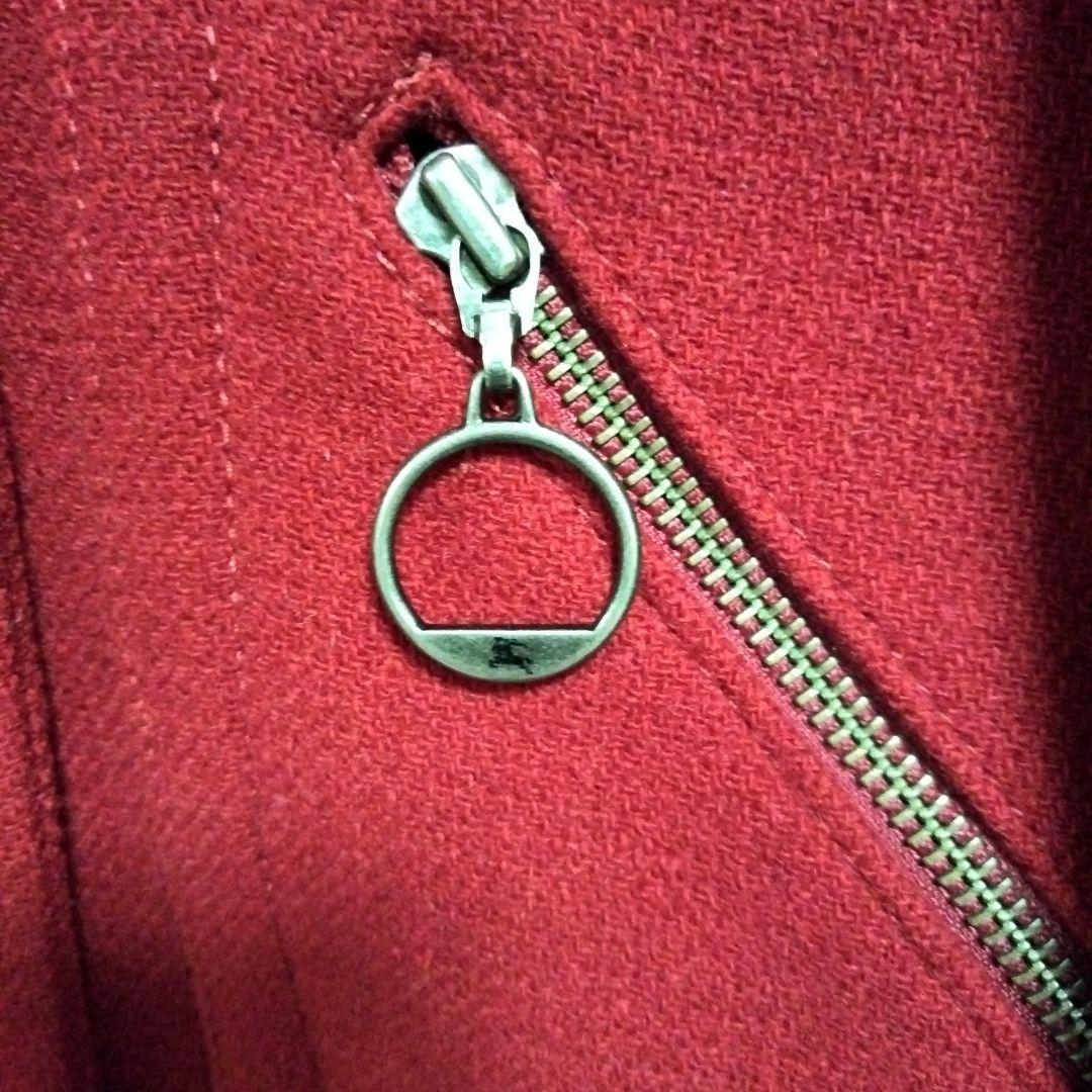 BURBERRY BLUELABEL ライダース風ピーコート ダブルボタン