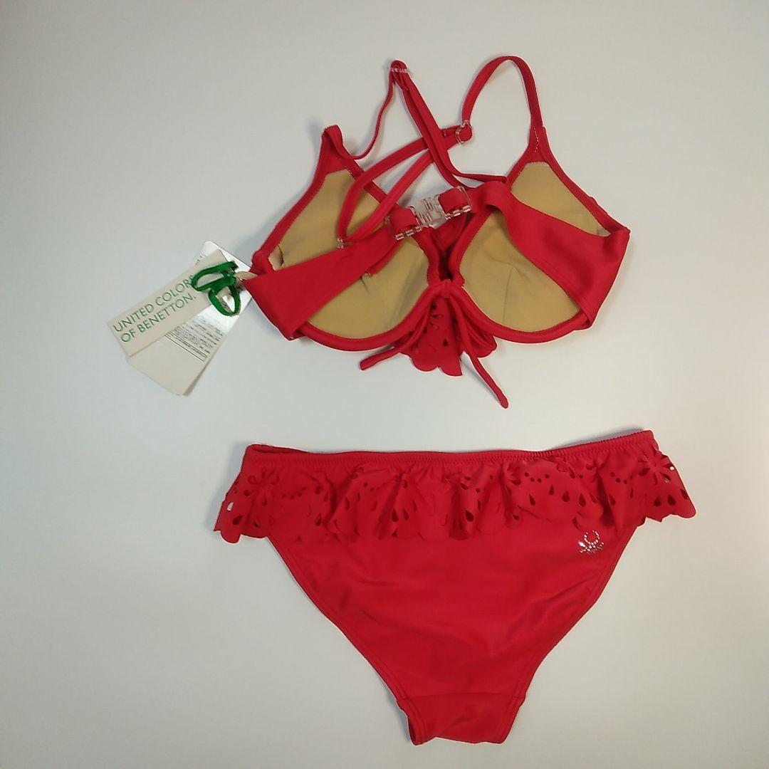 【ご好評につきラスト1点‼️】ベネトン カットワーク ワイヤービキニ 9M RD