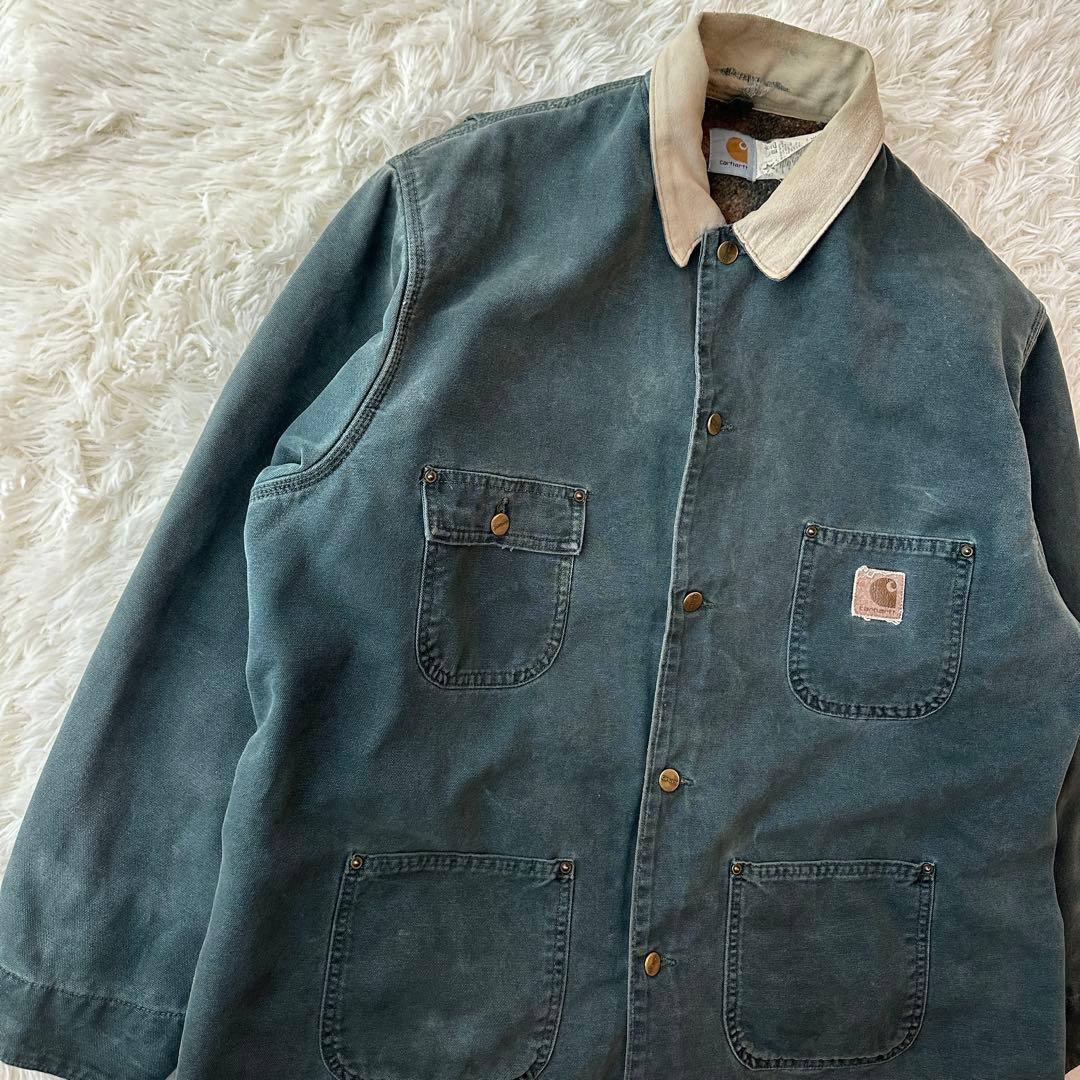 Carhartt ミシガンチョアコート モス 星タグ USA製 XL チェック