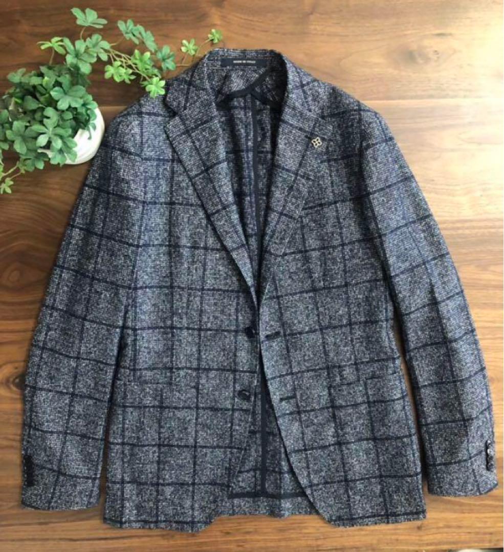 【秋冬】TAGLIATOREタリアトーレネイビーウィンドウペンジャケット48