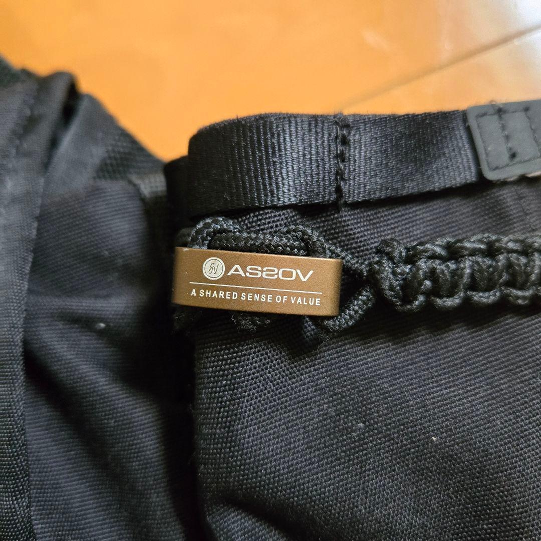 AS20V ブラック メッセンジャーバッグ 中型