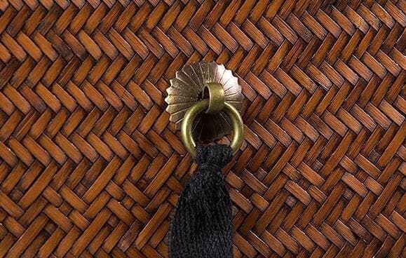 竹製収納ボックス 蓋付き 小物入れ　茶道＊お菓子入れ