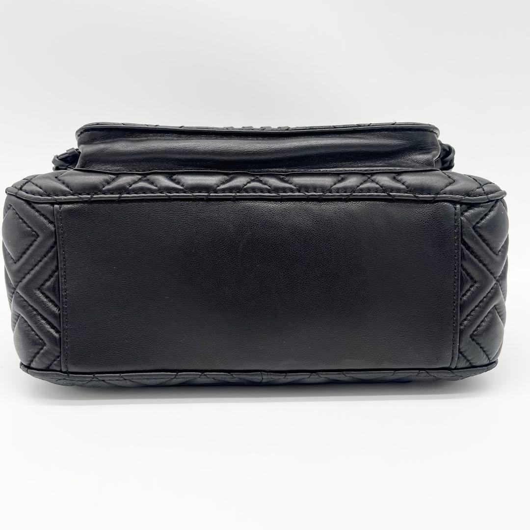 Tory Burch ショルダーバッグ　ハンドバッグ　キルティング　レザー　黒