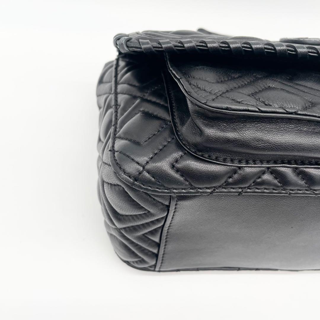 Tory Burch ショルダーバッグ　ハンドバッグ　キルティング　レザー　黒