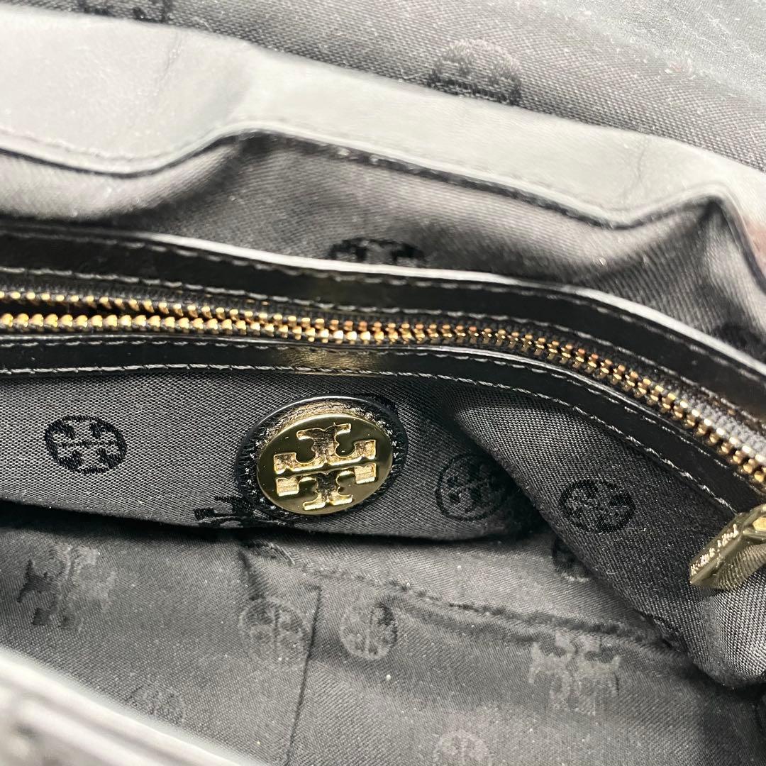 Tory Burch ショルダーバッグ　ハンドバッグ　キルティング　レザー　黒