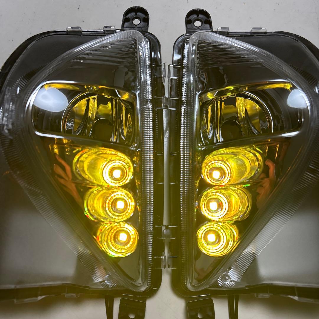 即発送可50プリウス前期社外新品フォグH11加工Bluetoothカラーチェンジ