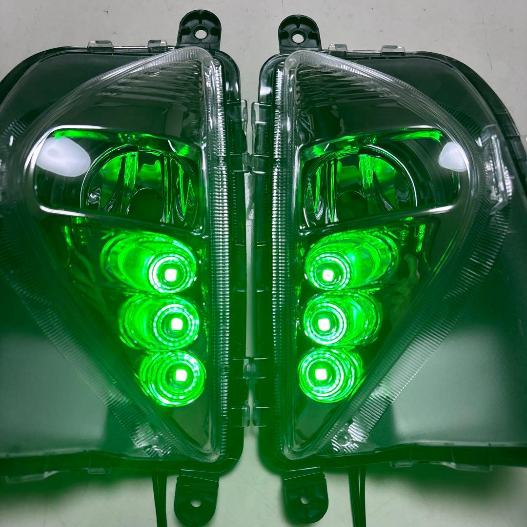 即発送可50プリウス前期社外新品フォグH11加工Bluetoothカラーチェンジ