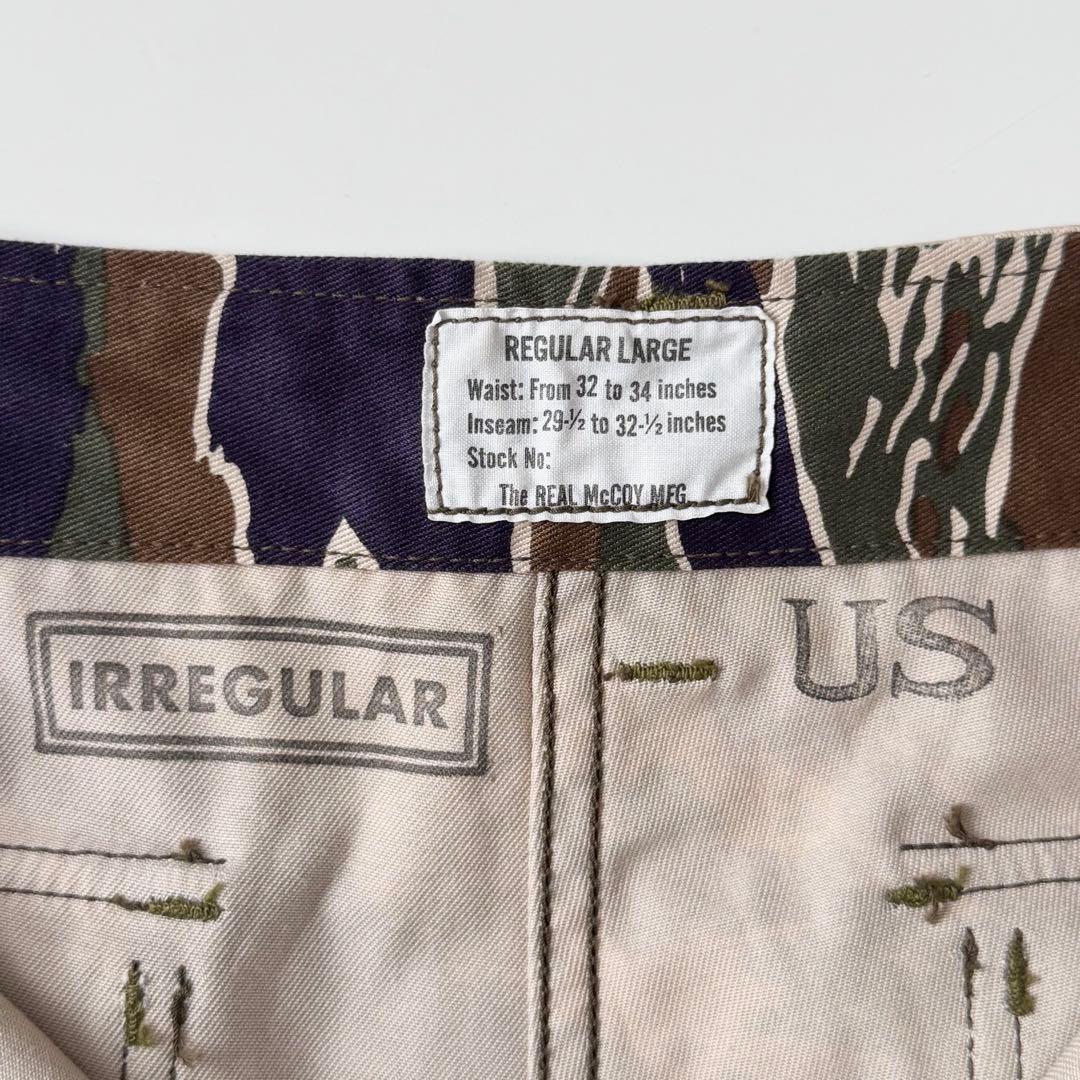 ほぼ新品★リアルマッコイズ パープルタイガーカモ カーゴショーツ L パンツ