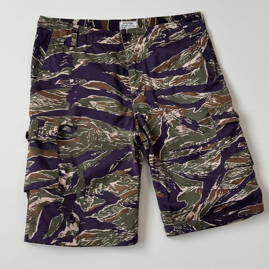 ほぼ新品★リアルマッコイズ パープルタイガーカモ カーゴショーツ L パンツ