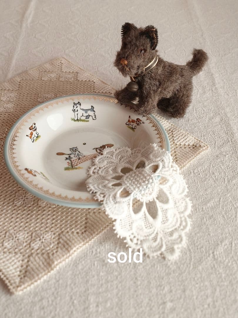 【アナベルさま】vintage limoges ❀ どうぶつ達の 可愛いプレート