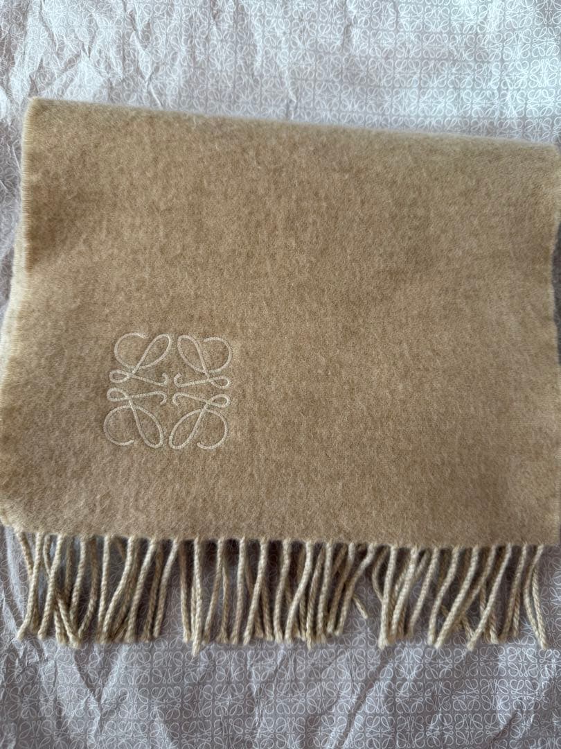 LOEWE バイカラースカーフ　マフラー　ロエベ